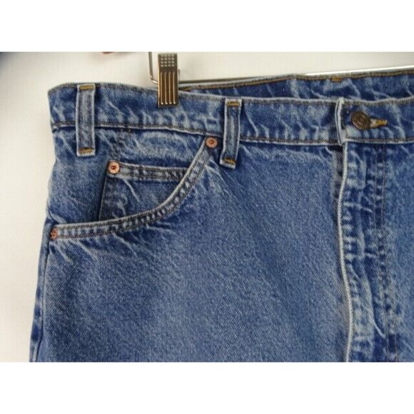 Levi's 505 Mens Vintage Jeans Size 40 x 24 Denim Pants Orange Tab Straight Leg - Picture 2 of 11